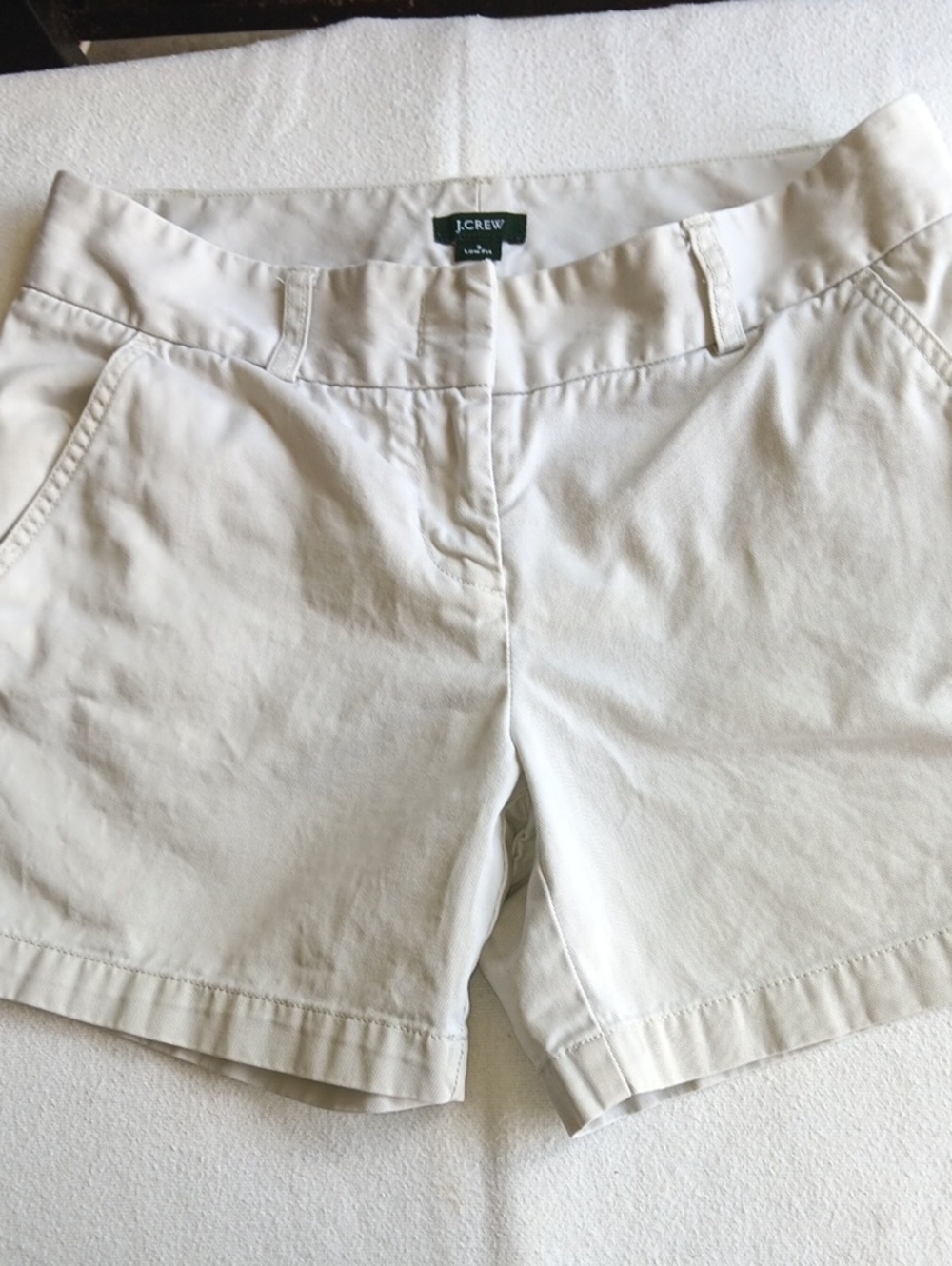 J. Crew Women's Cream Low Fit Shorts